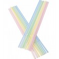 striped flexible straw