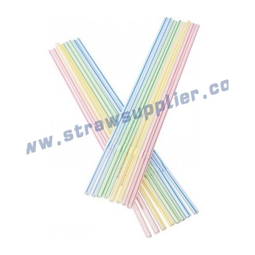 striped flexible straw