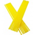 yellow 6mm flexible straw