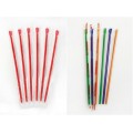 spoon straws with film wrapped