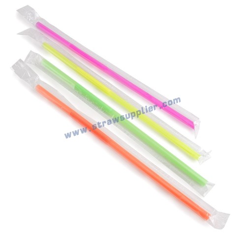 Individual Film Wrapped Artistic Straws