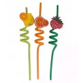 crazy straws with logo-Fruit